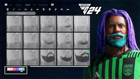 FC 24 (FIFA 24): ALL HAIRSTYLES & FACIAL HAIR IN THE。